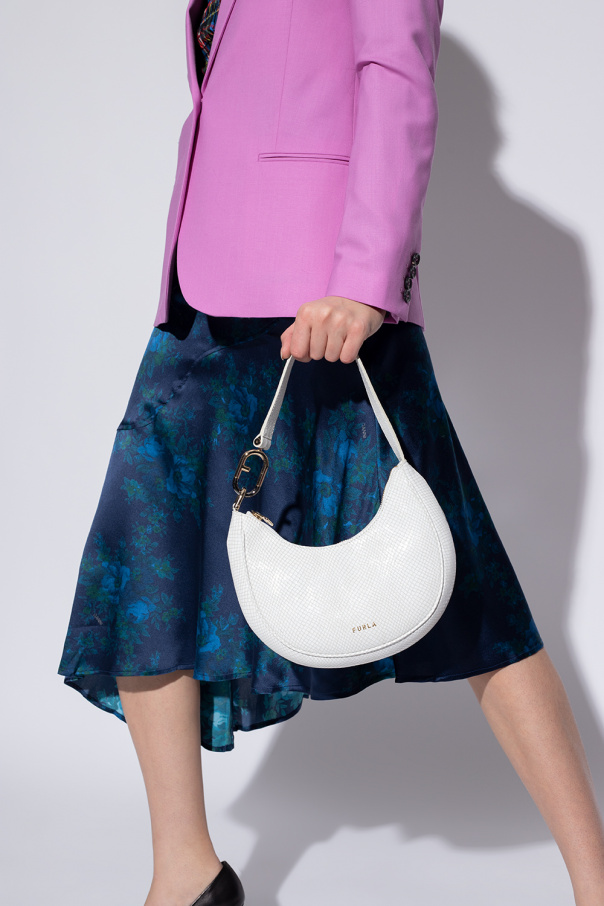 White 'Primavera S' shoulder bag Furla - Coccinelle logo-print